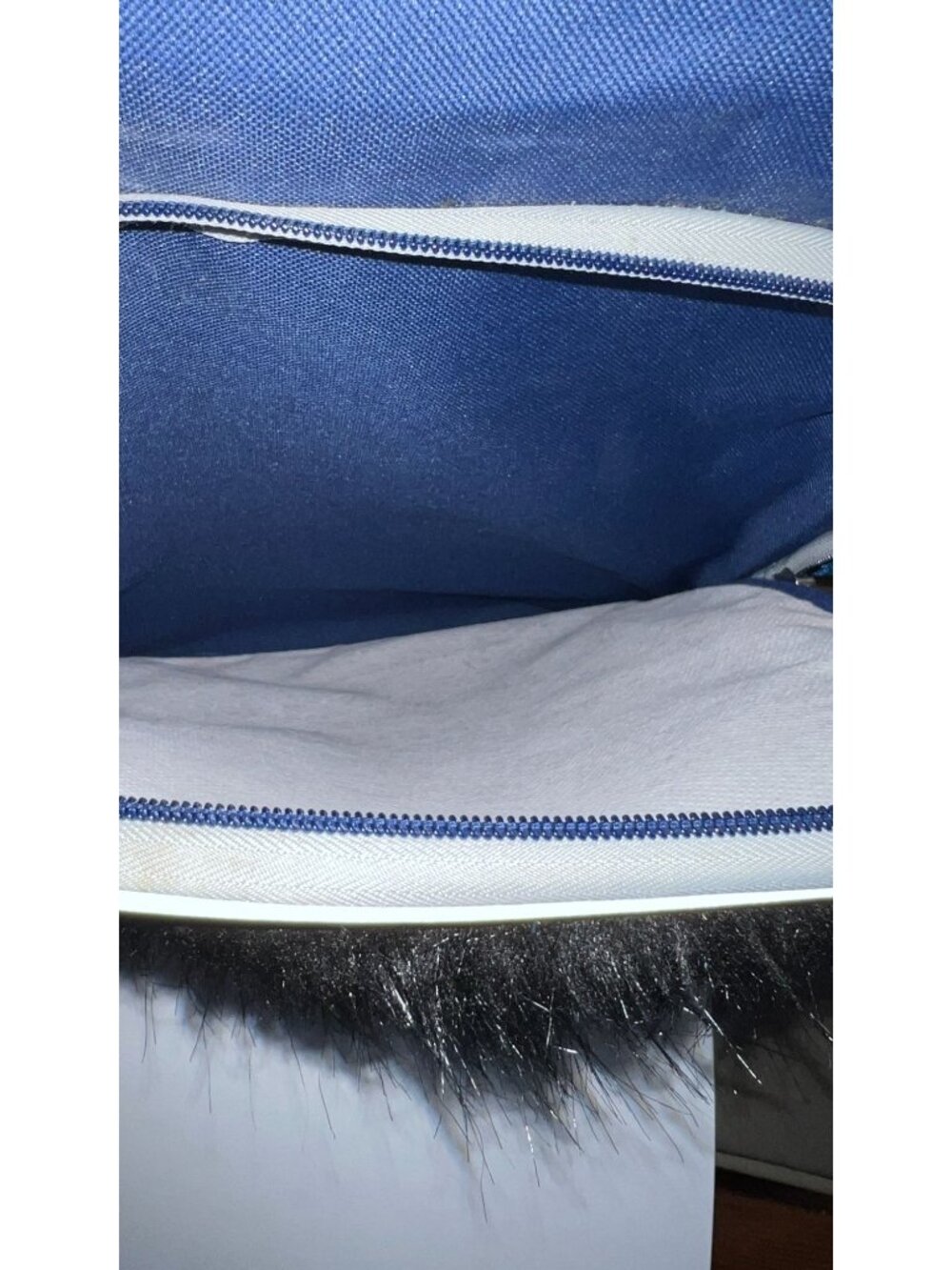 Minions Union Jack Kids Backpack With Faux Fur Front & Adjustable Straps - Picture 5 of 5